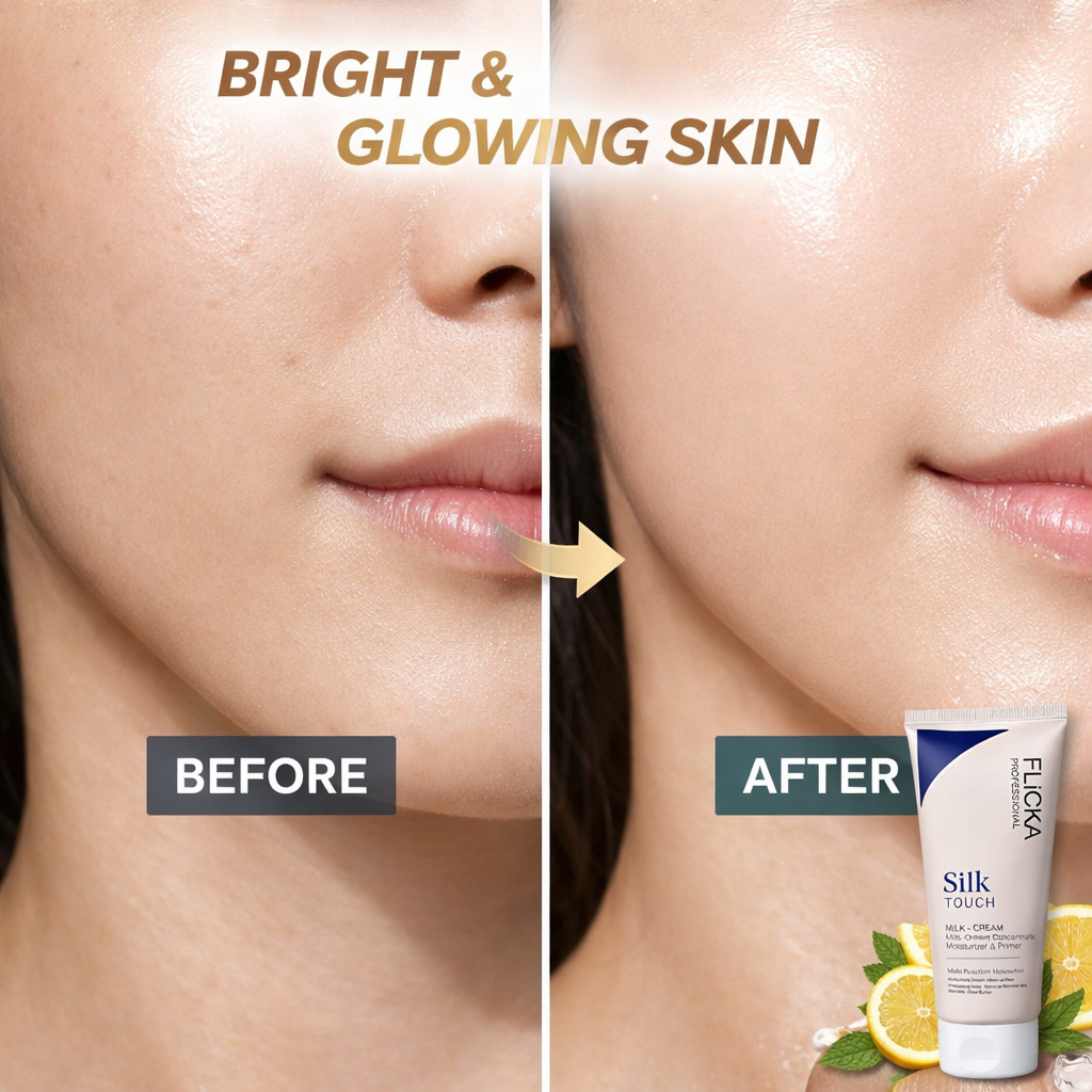Flicka Silk Touch 3 in 1 Moisturizer + Primer + Makeup base