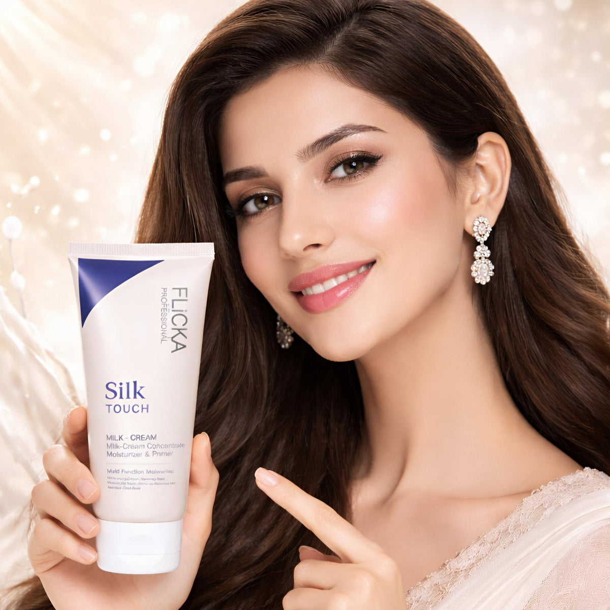 Flicka Silk Touch 3 in 1 Moisturizer + Primer + Makeup base